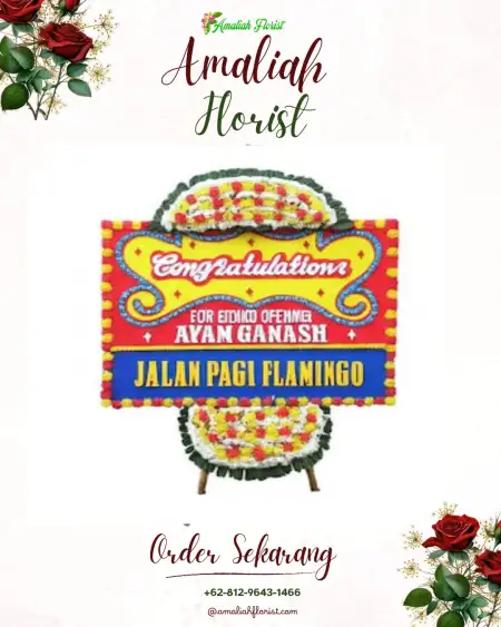 Sewa Papan Bunga takokak